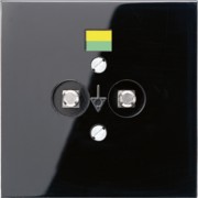 Potential-Ausgl.Steckdose 2 Steckerstifte LS 965-2 SW 