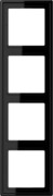 Rahmen 4-fach sw waage/senkrecht LS 984 