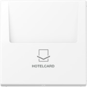 Hotelcard-Schalter schneeweiß matt LS 590 CARD WWM 