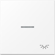 Wippe 1-fach schneeweiß matt LS 990 KO5 L WWM 