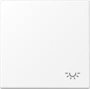 Wippe 1-fach schneeweiß matt LS 990 L WWM 