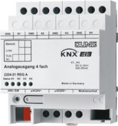 KNX Analogausgang 4-fach REG Gehäuse 4TE 2204.01 REGA 