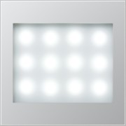 LED-Leselicht alu weiße LEDs AL 2539 LED LW-12 