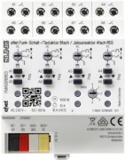Funk-Schalt/Jalousie-Aktor 8-/4-kanalig, REG FM AS 816 