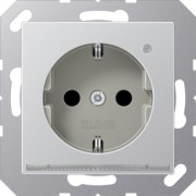 SCHUKO-Steckdose 16A 250V LED-Orient.licht ws A 1520-O AL LNW 