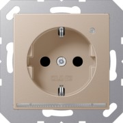 SCHUKO-Steckdose 16A 250V LED-Orient.licht ws A 1520-O CH LNW 