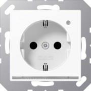 SCHUKO-Steckdose 16A 250V LED-Orient.licht ws A 1520-O WW LNW 