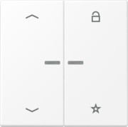 eNet Funk-Steuertaste schneeweiß matt FM LS 1701 P WWM 