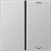 Taste 1-fach alu mit Symbolen A 401 TSAP AL 