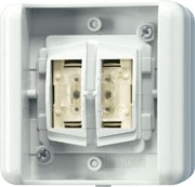 KNX Taster BA 2f. Tasterstellung 8472.01 LED W 