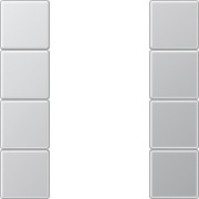 Tastensatz, 4fach komplett AL 2504 TSA 