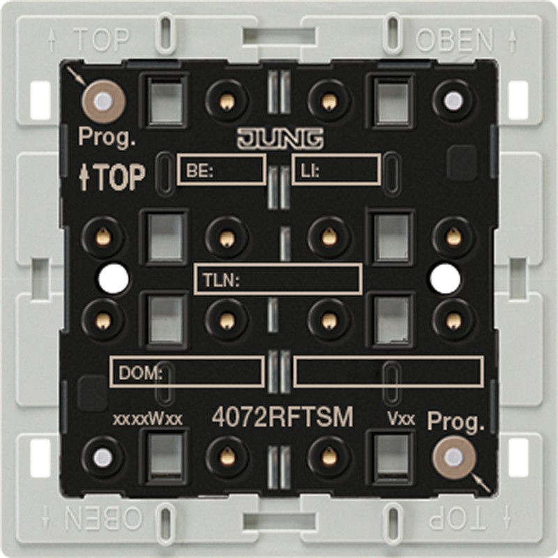 KNX Funk-Tastsensor-Modul Adapterrahmen 2-fach 4072 RF TSM 