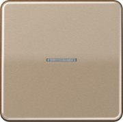 KNX RF Taster 1fach Aluminium eloxiert CD 10911 ST GB 