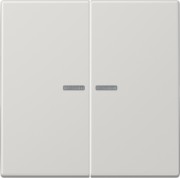 KNX RF Taster 2fach Duroplast, Serie LS 10921 ST LG 