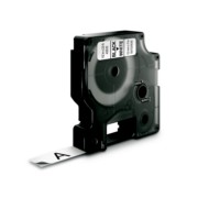 D1 Schriftband 12mm/7m schwarz auf weiß 45013 