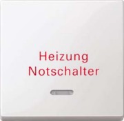 Wippe Kontr.Fenster pws/gl Aufdruck Heizung 435119 
