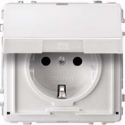 SCHUKO-Steckdose pws Klappdeckel MEG2310-7219 