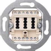 TAE-Anschlussdose 3f.ws 2x6/6NF/F 465226 
