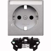 Zentralplatte alu f.Steckdose K-Licht MEG2333-0460 