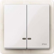 Doppelwippe pws/gl Kontrollfenster IP44 MEG3424-0319 