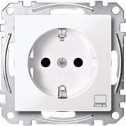 SCHUKO-Steckdose aws/gl Kennz.Computer MEG2350-0325 