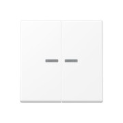 KNX RF Taster 2fach Thermoplast lackiert A 10921 ST BF WWM 