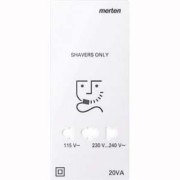 Zentralplatte aws/gl für Rasiersteckdose 213625 