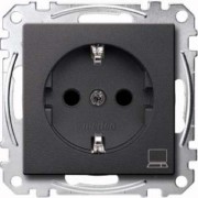 SCHUKO-Steckdose anth Kennz.Computer MEG2350-0414 