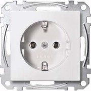 SCHUKO-Steckdose pws mit Steckklemme MEG2301-0619 