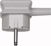 SCHUKO-Stecker gr Knickschutztülle 120963 