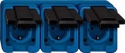 SCHUKO-Steckdose 3f.bl schlagfest 229375 