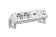 Steckdosenleiste DESK2 white 2xUTE 902.3207 