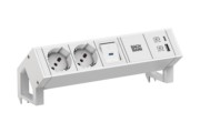 Steckdosenleiste DESK2 white 2xP40 902.3226 