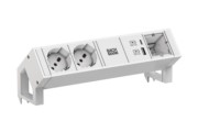 Steckdosenleiste DESK2 white 2xP40 902.3228 