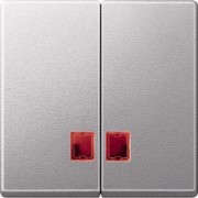 Doppelwippe alu mit Fenster (rot) MEG3456-0460 