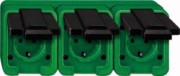 SCHUKO-Steckdose 3f.gn 16A AC 250V 229377 