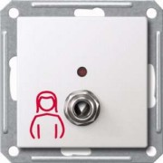 Systemsteckdose pws/gl f.Birntaster o.Licht MEG4846-0319 