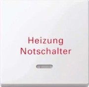 Wippe Kontr.Fenster aws/gl Aufdruck Heizung 435125 