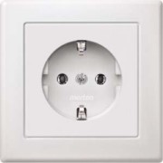 SCHUKO-Steckdose pws volle Abdeckplatte MEG2301-1519 