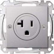 Steckdosen-Einsatz alu USA 20A MEG2156-0460 