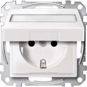 SCHUKO-Steckdose pws Klappd.Schriftfeld MEG2312-0419 