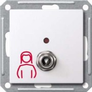 Systemsteckdose aws/gl f.Birntaster o.Licht MEG4846-0325 