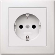 SCHUKO-Steckdose pws volle Abdeckplatte MEG2300-1519 