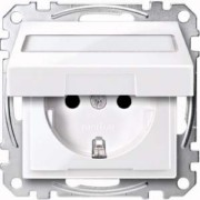 SCHUKO-Steckdose aws Klappd.Schriftfeld MEG2312-0325 