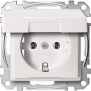 SCHUKO-Steckdose pws Klappdeckel MEG2311-0419 