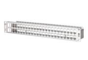 Patchfeld modul 48Port 1,5HE Edstahl leer TN MPP48-Edst-leer 