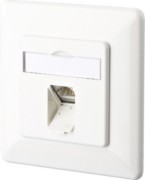 Anschlussdose C6A UP 1xRJ45,UP,rws TN EDATC6A-1UP-rws 