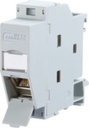 Hutschienenmodul,Cat.6A 1xRJ45,inkl. Modul TN E-DATmod-REGplus 