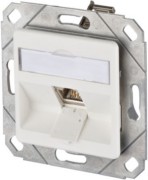 Anschlussdose, Cat.6A 1xRJ45,Upk,rws TN E-DATmod-1Upk-rws 