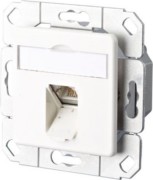 Anschlussdose,Kat.6 1xRJ45,Upk,rws TN E-DATC6-1Upk-rws 